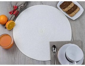 Altom Podkładka Straw biały, śr. 38 cm, zestaw 4 cm