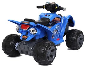 Quad na akumulator duże koła niebieski