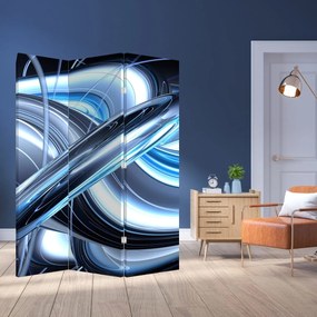 Parawan - Niebieska abstrakcja (126x170 cm)