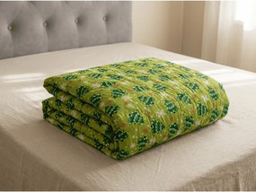 Narzuta na łóżko CHRISTMAS TREE, zielony Rozmiar: 170 x 210 cm