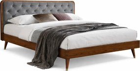 Podwójne łóżko w stylu retro L1-C98