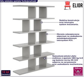 Szary Regał Wiszący Lub Stojący P8-L73