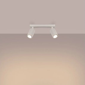 Lampa sufitowa minimalistyczny Gloow, aluminium - 2 źródło światła 3000K - L.30 x H.16.5 cm - beżowy