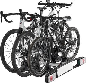 Wspornik do Przechowywania Rowerów, SucceBuy Składany Bagażnik Rowerowy na 3 Rowery, Kompatybilny z Odbiornikami 5 cm