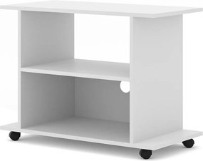 Biała Mobilna Szafka Pod Tv G9-Z52