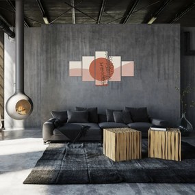 Obraz - Boho leaves N⁰1 (125x70 cm)