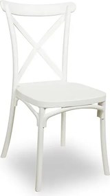 Białe krzesło stołowe w stylu chiavari W5-E77