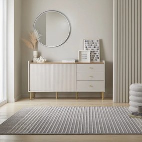 Szary dywan z szenilu odpowiedni do prania 200x320 cm Elton – Flair Rugs