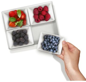 Lamart LT9220 5-częściowy zestaw misek doserwowania Dine, 20 x 15,5 cm