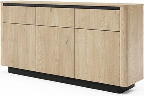 Komoda, dąb cremona, 163,2 x 82,9 x 38,1 cm