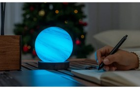 Lampa stołowa LED w ciemnym naturalnym kolorze ze szklanym kloszem (wysokość 13 cm) Polar Cloud – Gingko
