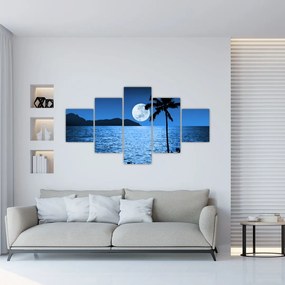 Obraz - Księżyc nad poziomem morza (125x70 cm)