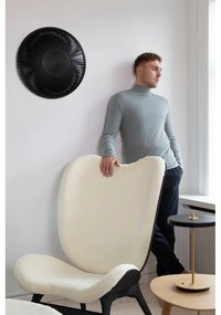 Czarna lampa sufitowa z litego drewna dębowego ø 49 cm Clava Up – UMAGE