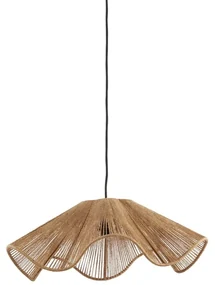 Naturalna lampa wisząca z kloszem z juty ø 48 cm Fodara – Light &amp; Living