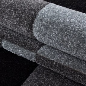 Dywan nowoczesny Hawaii 3D szaro-czarny 200 cm x 290 cm