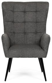 Fotel relaksacyjny 315 GREY2, ciemnoszary