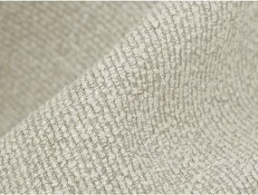 Beżowy narożnik z materiału bouclé (prawostronny/z szezlongiem) Aloha – Makamii