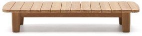 Stolik ogrodowy z litego drewna tekowego 70x140 cm Tirant – Kave Home