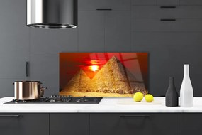 Panel Szklany do Kuchni Majestatyczne Piramidy W Gizie