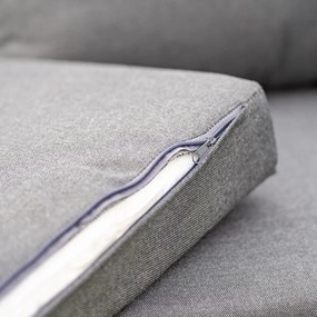 Zestaw Mebli Ogrodowych DUISBURG Sofa Fotel Stolik ANTRACYT / BRĄZOWY