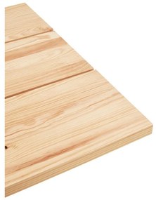 Stół z blatem z drewna sosnowego 100x260 cm Banda – Teulat