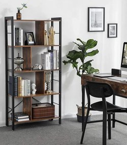 Industrialny Regał Nowoczesny Stojący 140 Cm N2-T76