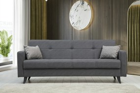 Rozkładana sofa Polya 3 Dark Grey