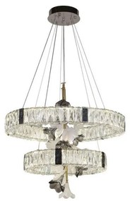 LED ściemnialny kryształowy żyrandol na linkę LED/70W/230V + DO