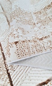 Dywan vintage Beyond Ramki beżowy 140 cm x 190 cm