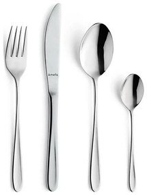 Zestaw sztućców MONACO ze stali nierdzewnej, 24-częściowy