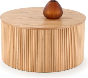 Designerski stolik kawowy z drewna Woody