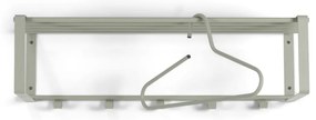 Zielonoszary metalowy wieszak ścienny z półką Rex – Spinder Design