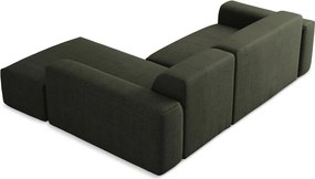 Zielony narożnik (prawostronny/z szezlongiem) Keli – Makamii