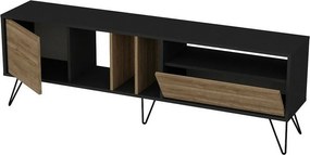 Stolik pod telewizor Mistico Walnut and Black