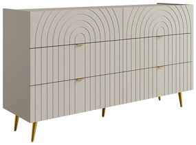 Komoda z 6 szufladami - Beżowy - NORSIM marki Pascal Morabito