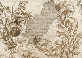 Obraz - Ściania z kwiatami (70x50 cm)