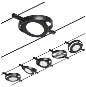 Paulmann 94418 - Zestaw 5x LED 4,5W ROUNDMAC 230V czarny spot