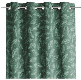 Zielona aksamitna zasłona 140x250 cm Calm – Restilo