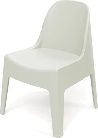 Plastikowe krzesło do ogrodu Milane, bez podłokietników