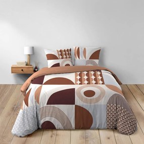 Bawełniana pościel dwuosobowa w kolorze terakoty 240x220 cm Gemma – douceur d'intérieur