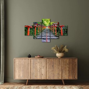 Obraz - Sanktuarium Kifune (125x70 cm)