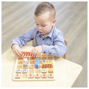 Masterkidz wczesna nauka programowania gra logiczna znajdź droga do sera!