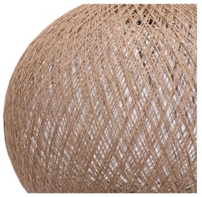 Beżowa lampa wisząca z kloszem z juty ø 38 cm – Opviq lights