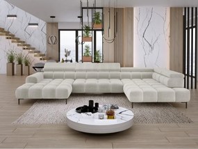 Narożnik PLAZA XL Prawostronny z elektryczną regulacją siedziska Tkanina EDEN 01 WERSAL