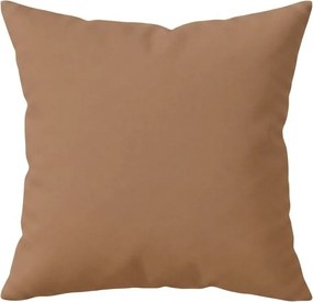Poszewka na poduszkę z mikrofibry MICROVELLE 45x45 cm, beżowo-brązowy