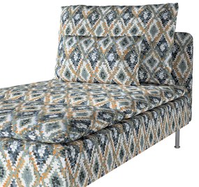 Pokrowiec na fotel Tomelilla wysoki z zakładkami