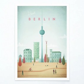 Plakat Travelposter Berlin, 50 x 70 cm