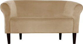 Sofa Milo tkanina Welur : Kolor nogi - Venge, Kolor tkaniny - VELVET - MG06, Typ tkaniny - Velvet, Wysokość nogi - 20 cm