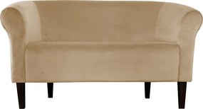 Sofa Milo tkanina Welur wygodna sofa tapicerowana do salonu i poczekalni : Kolor nogi - Venge, Kolor tkaniny - VELVET - MG06, Typ tkaniny - Velvet, Wysokość nogi - 20 cm