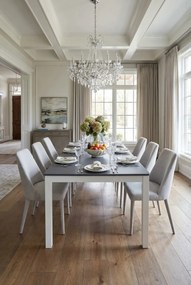 Stół minimalistyczny z sosny – biało G7-C19